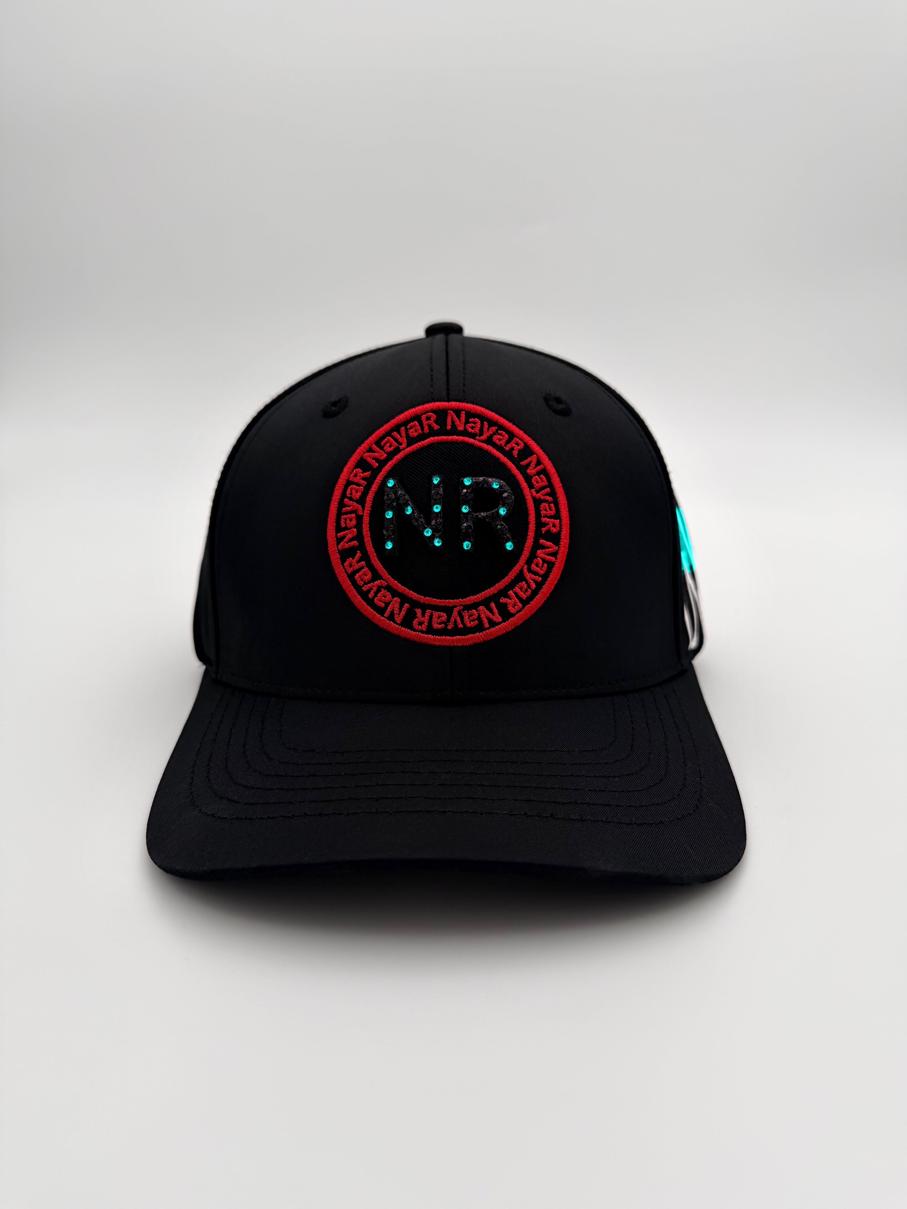 Casquette NayaR Blue Aqua x Strass