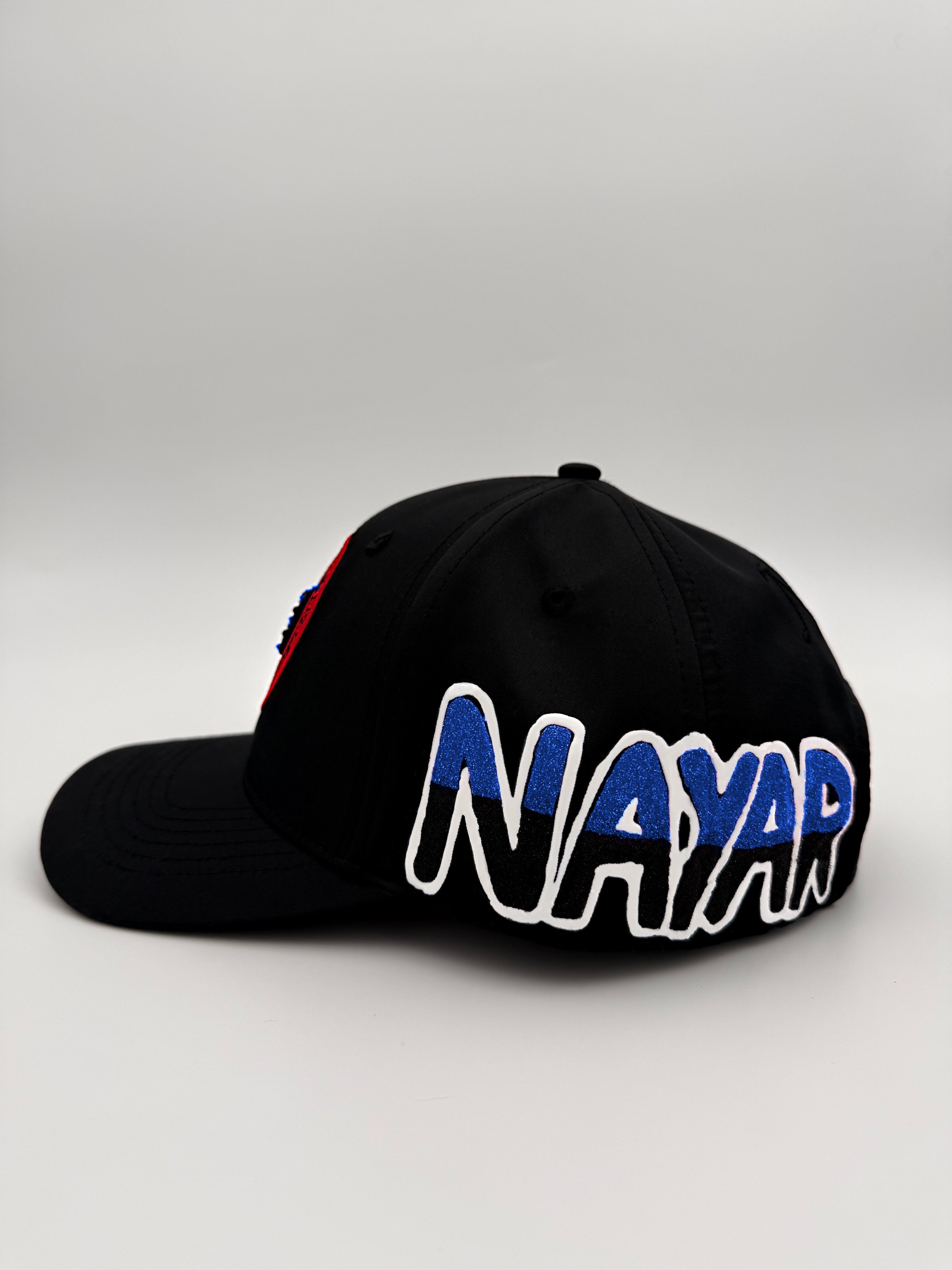 Casquette NayaR Blue Aqua x Strass